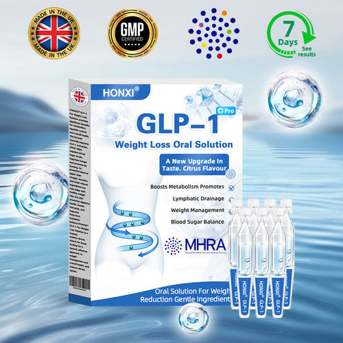 Honxi® GLP-1 Pro Weight Loss Oral Solution ✅One dose a day — see results in 7 days 👩‍⚕️Suitable for obesity, cardiovascular diseases, diabetes, sleep apnea, high cholesterol and blood lipids, joint problems, and various other conditions🚀