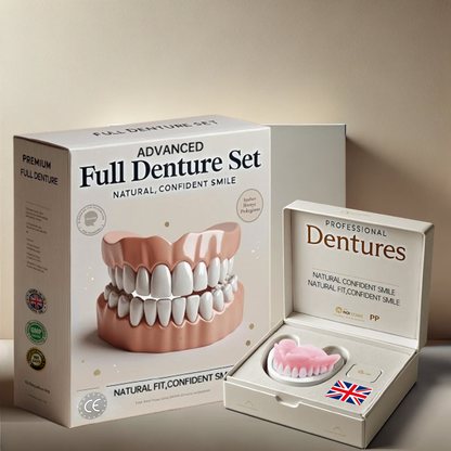 Hermsa®-🦷Advanced Customized Full Denture Set🦷 (⏰Limited time discount last 30 minutes⏰)
