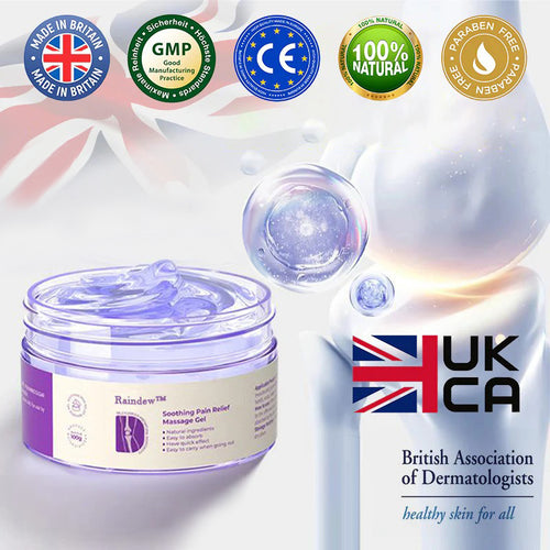 Raindew™ Turmeric & Emu Oil Arthritis Soothing Pain Relief Massage Gel 👨‍⚕️Orthopaedic Association (BOA) Approved