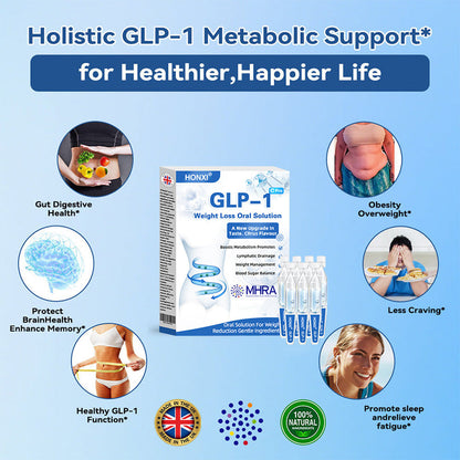 Honxi® GLP-1 Pro Weight Loss Oral Solution ✅One dose a day — see results in 7 days 👩‍⚕️Suitable for obesity, cardiovascular diseases, diabetes, sleep apnea, high cholesterol and blood lipids, joint problems, and various other conditions🚀
