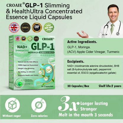 𝐶𝑅𝑂𝐴𝐼𝐸® 𝐆𝐋𝐏-𝟏 𝐒𝐥𝐢𝐦𝐦𝐢𝐧𝐠 & 𝐇𝐞𝐚𝐥𝐭𝐡 𝐔𝐥𝐭𝐫𝐚 𝐂𝐨𝐧𝐜𝐞𝐧𝐭𝐫𝐚𝐭𝐞𝐝 𝐄𝐬𝐬𝐞𝐧𝐜𝐞 𝐋𝐢𝐪𝐮𝐢𝐝 𝐁𝐞𝐚𝐝𝐬🌿-𝐍𝐀𝐃+&𝐌𝐨𝐫𝐢𝐧𝐠𝐚 & 𝐀𝐂𝐕 & 𝐊𝐞𝐭𝐨 𝐁𝐇𝐁(✅𝐬𝐩𝐞𝐞𝐝𝐲, 𝐥𝐨𝐧𝐠-𝐥𝐚𝐬𝐭𝐢𝐧𝐠, 𝐚𝐝𝐝𝐫𝐞𝐬𝐬𝐢𝐧𝐠 𝐝𝐢𝐚𝐛𝐞𝐭𝐞𝐬, 𝐨𝐛𝐞𝐬𝐢𝐭𝐲, 𝐚𝐧𝐝 𝐜𝐚𝐫𝐝𝐢𝐨𝐯𝐚𝐬𝐜𝐮𝐥𝐚𝐫 𝐝𝐢𝐬𝐞𝐚𝐬𝐞𝐬) ✅